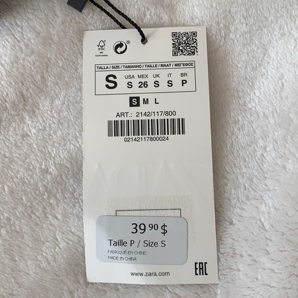 NWT Zara Open Back Turtle Neck - Picture 4 of 4